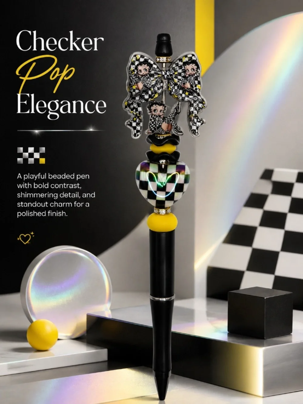 Checkered Radiance Pen